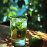 fresh mint mojito
