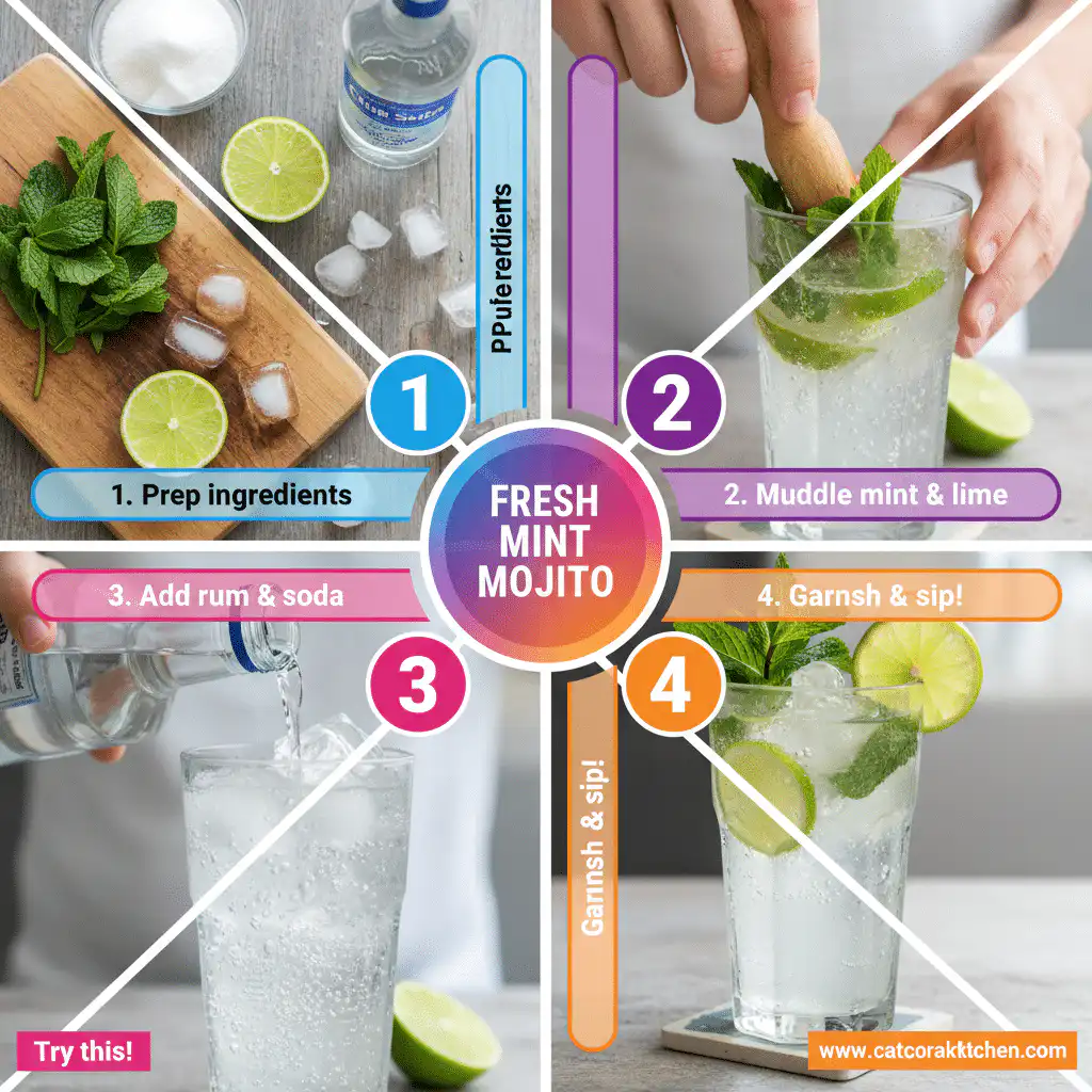 card recipe ingredients and instructions fresh mint mojito