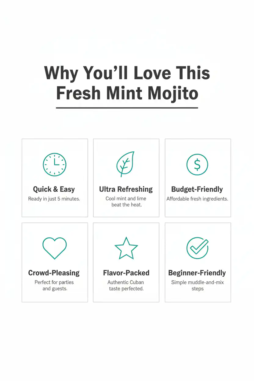 Why you'll love fresh mint mojito