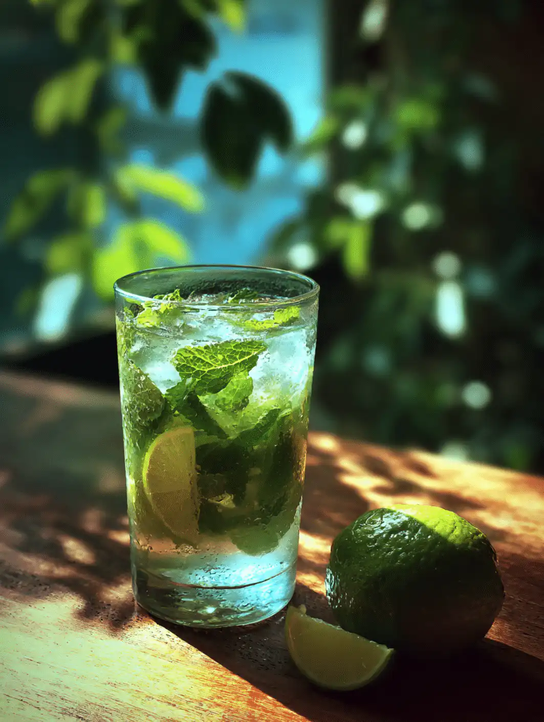 fresh mint mojito