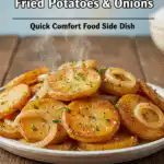 fried potatoes and onions