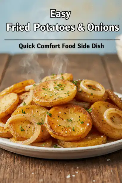 fried potatoes and onions