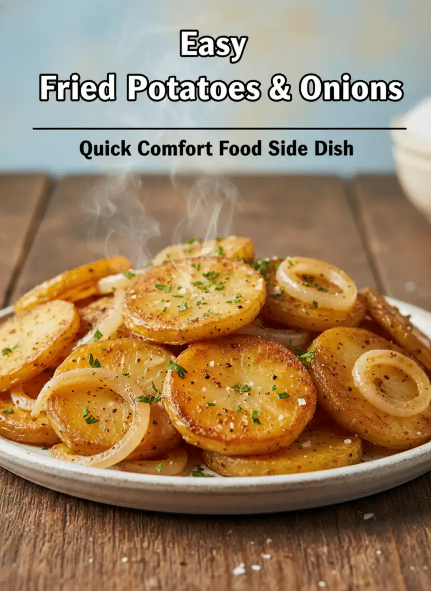 fried potatoes and onions