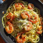 garlic butter shrimp pasta