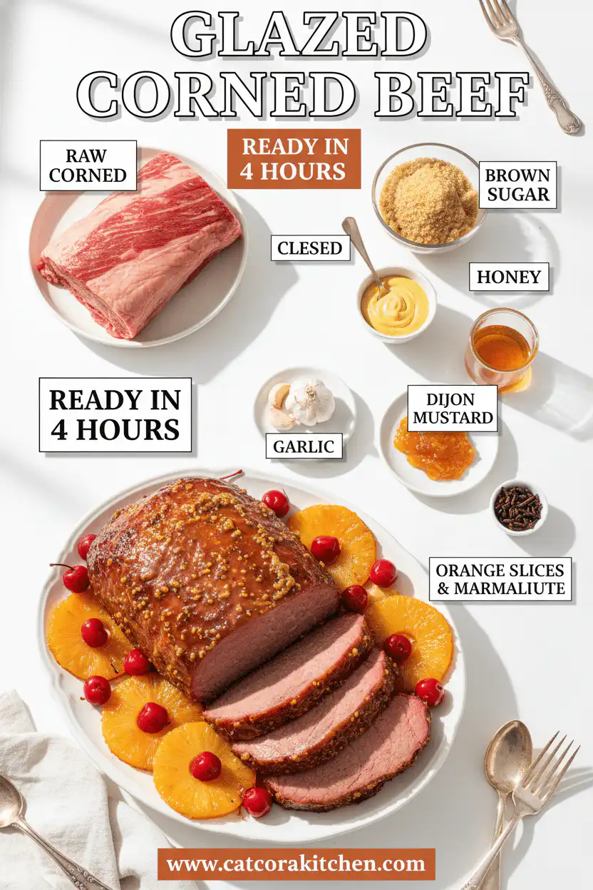 Glazed corned beef ingredients