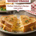 heart grilled cheese