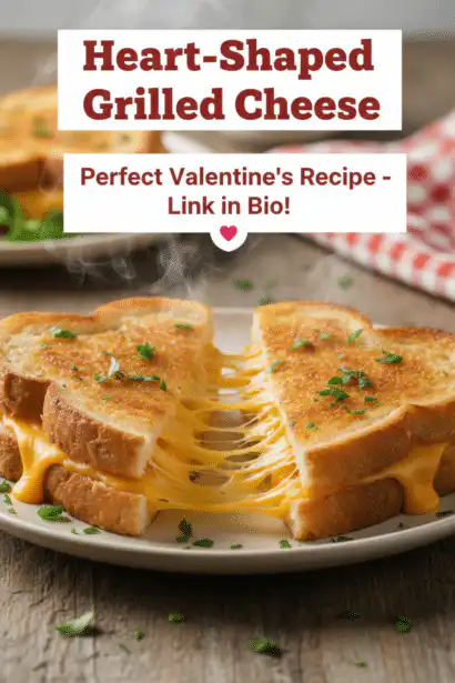 heart grilled cheese