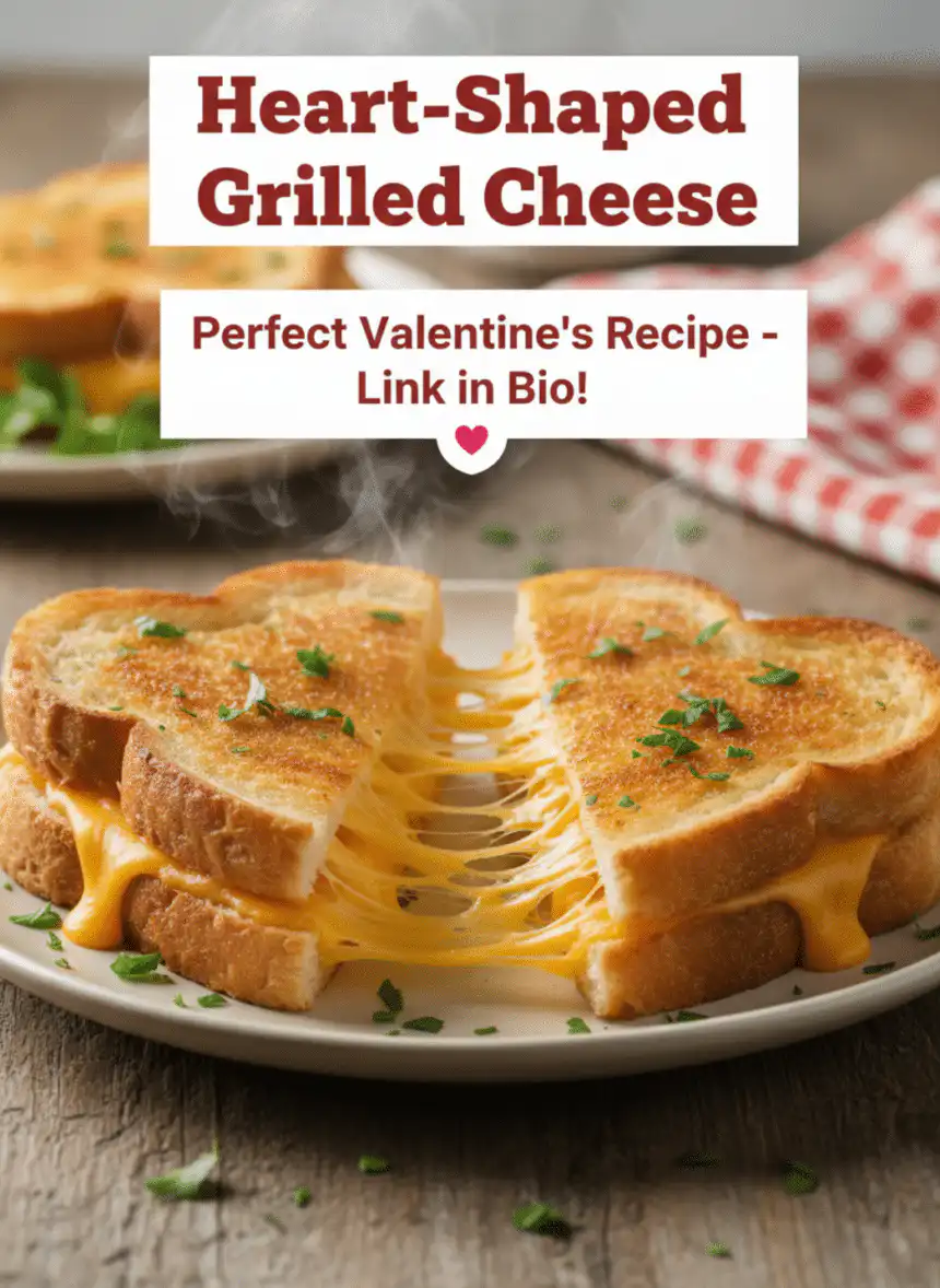 heart grilled cheese