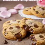 heart shaped chocolate chip cookies