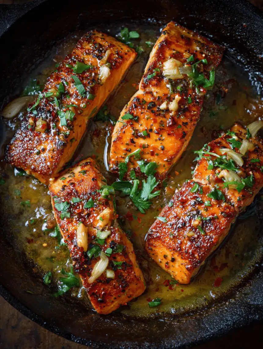 honey garlic salmon
