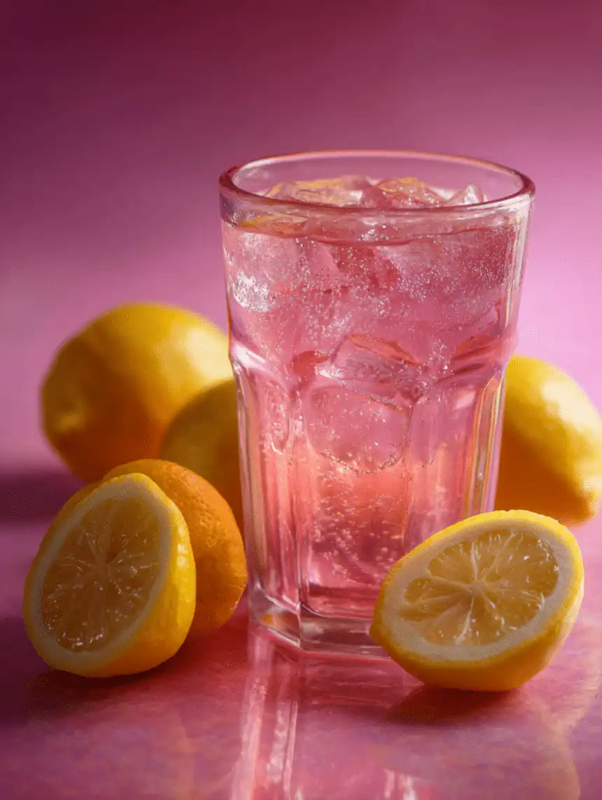 honey lemon pink soda
