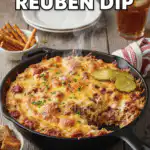 hot baked Reuben dip
