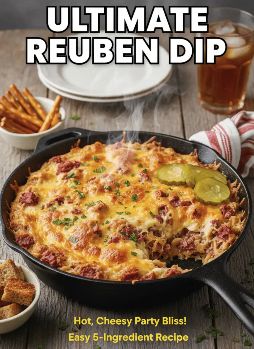 hot baked Reuben dip