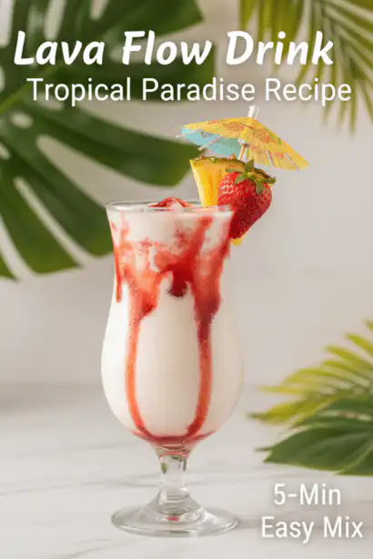 lava flow drink recipe