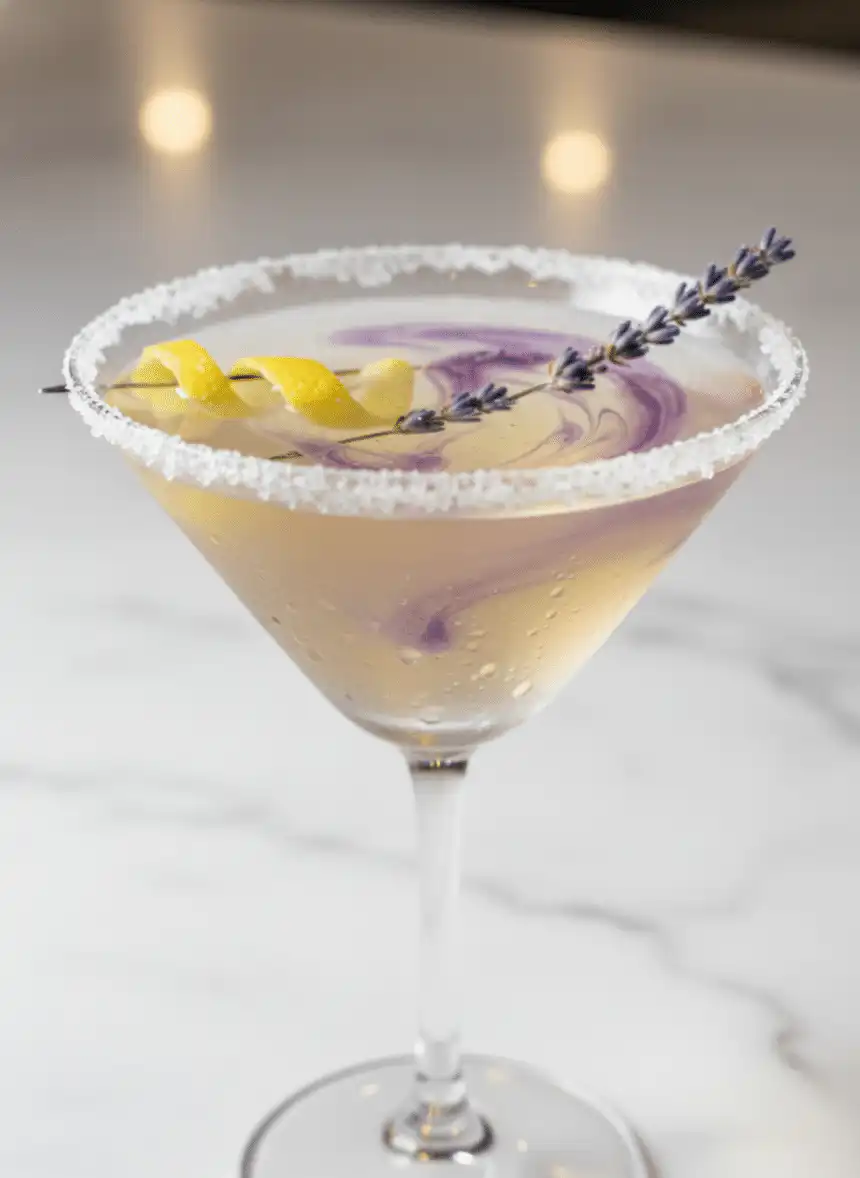 lavender lemon drop martini