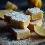 lemon bars with shortbread crust