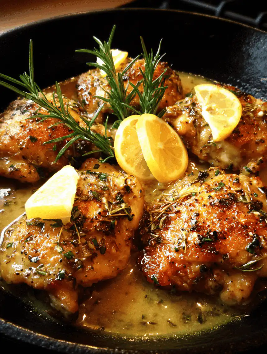 lemon herb chicken thighs