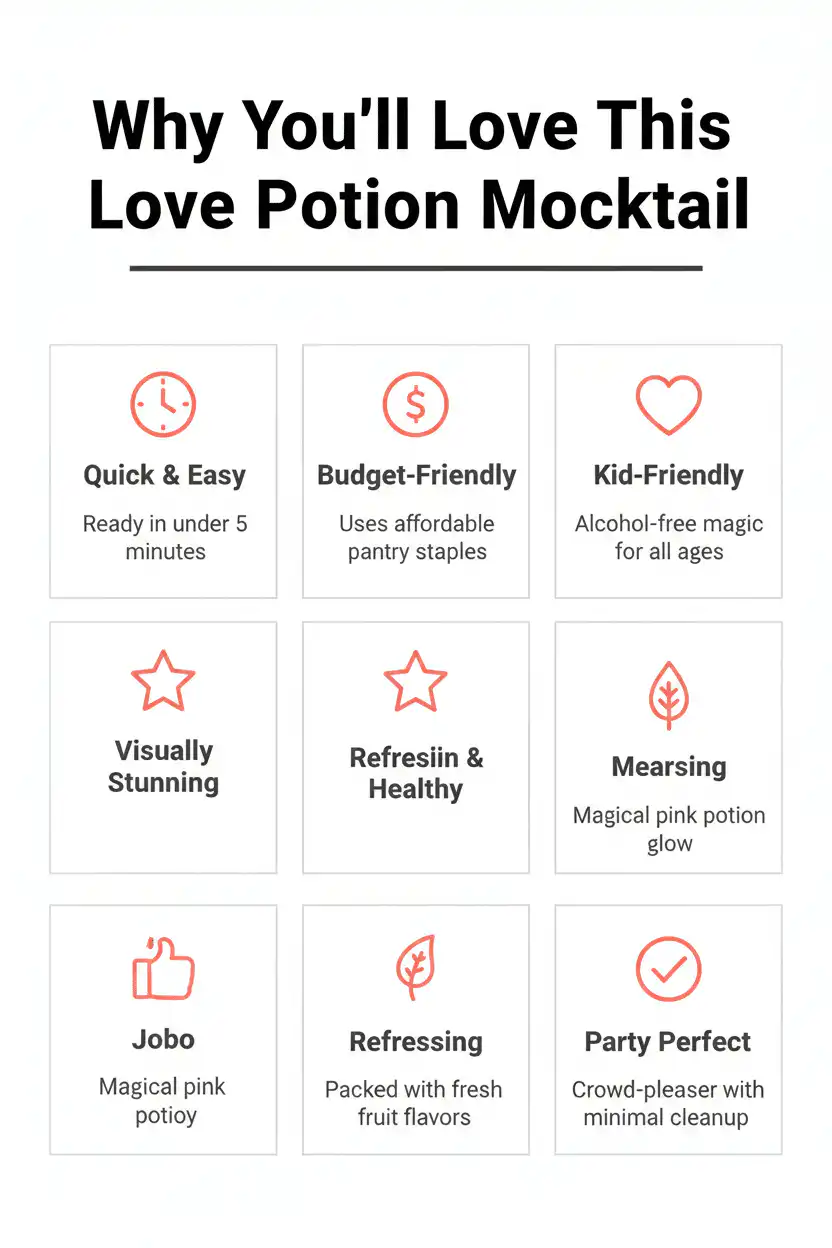 Why you'll love love potion mocktail