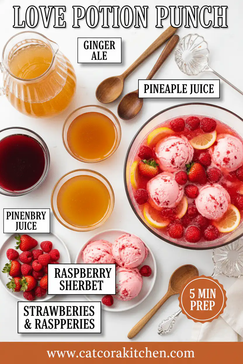 Love potion punch ingredients