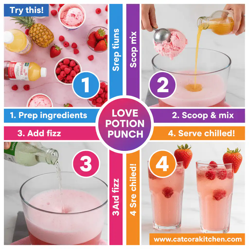 card recipe ingredients and instructions love potion punch