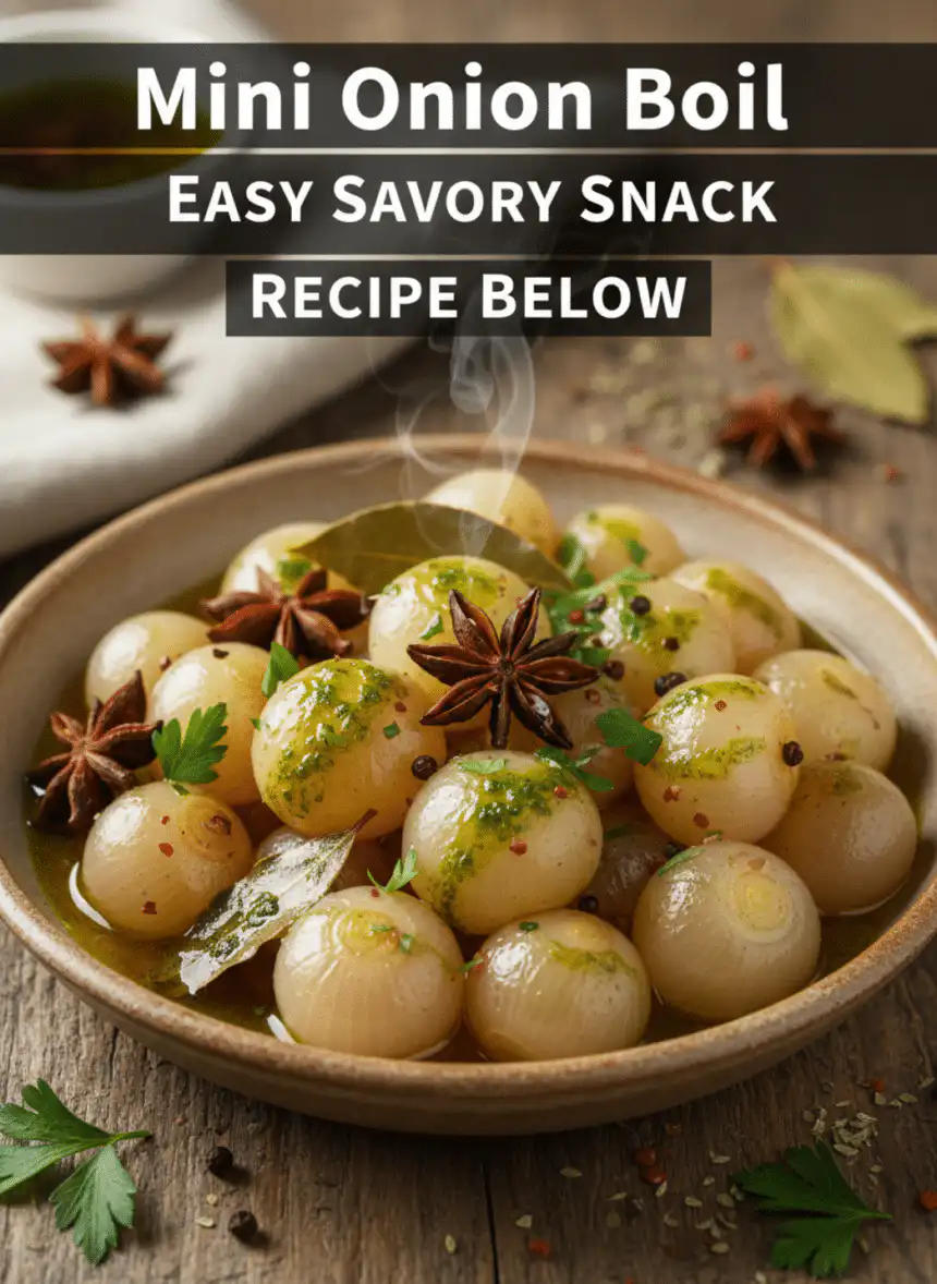 mini onion boil