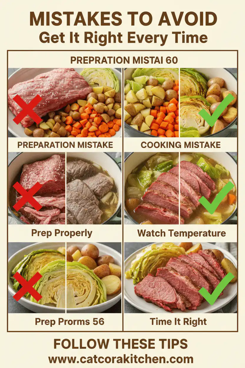 One pot corned beef and cabbage common mistakes