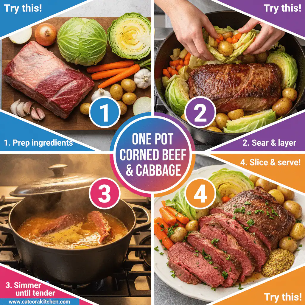 card recipe ingredients and instructions one pot corned beef and cabbage