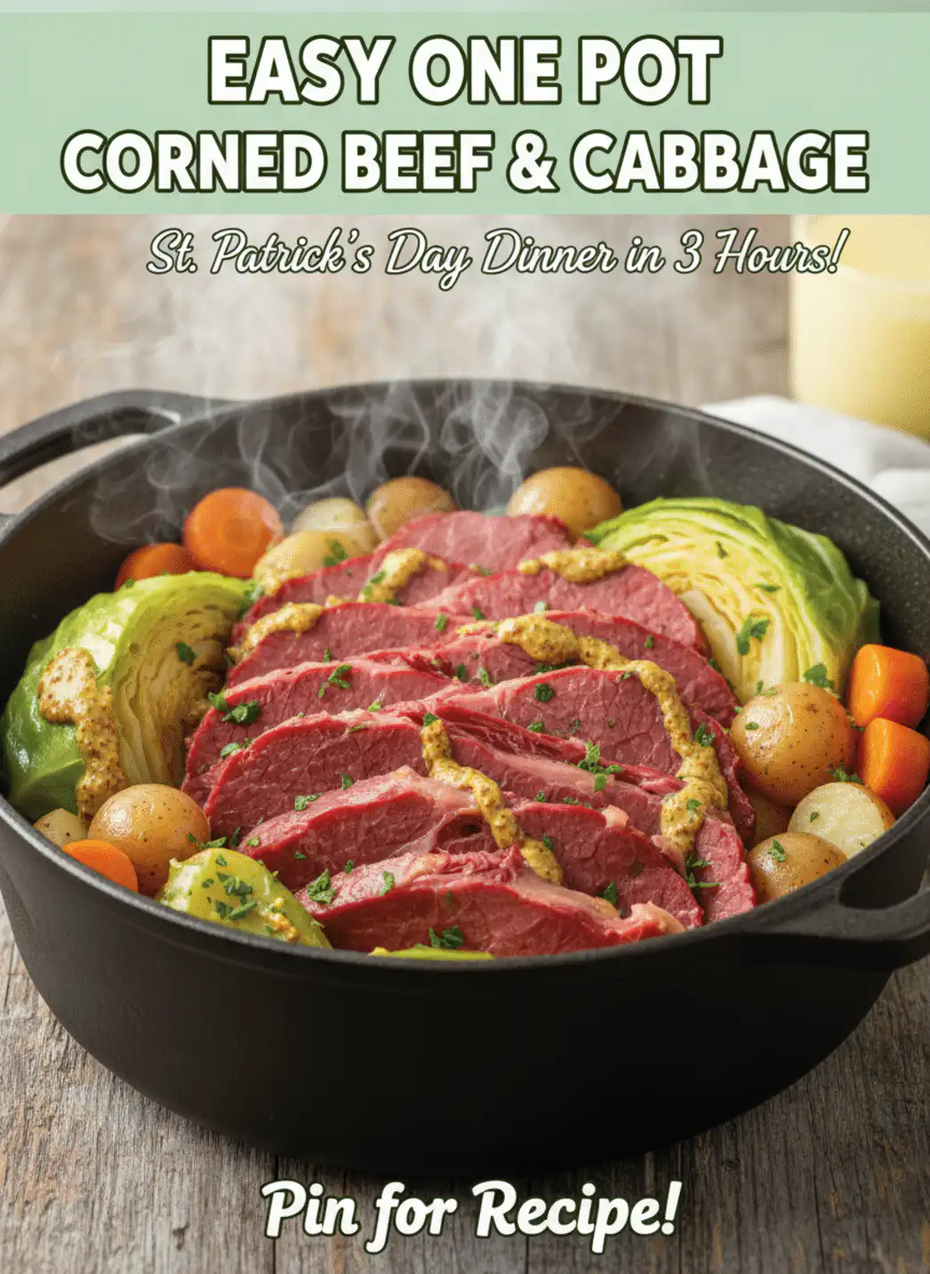 one pot corned beef and cabbage
