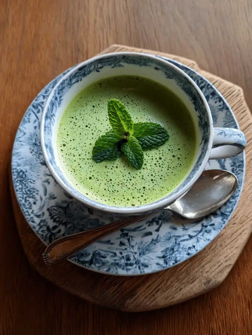 pea and mint soup