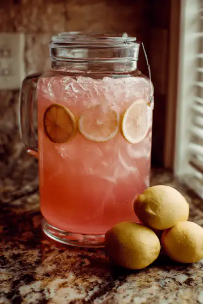 pink lemonade vodka punch