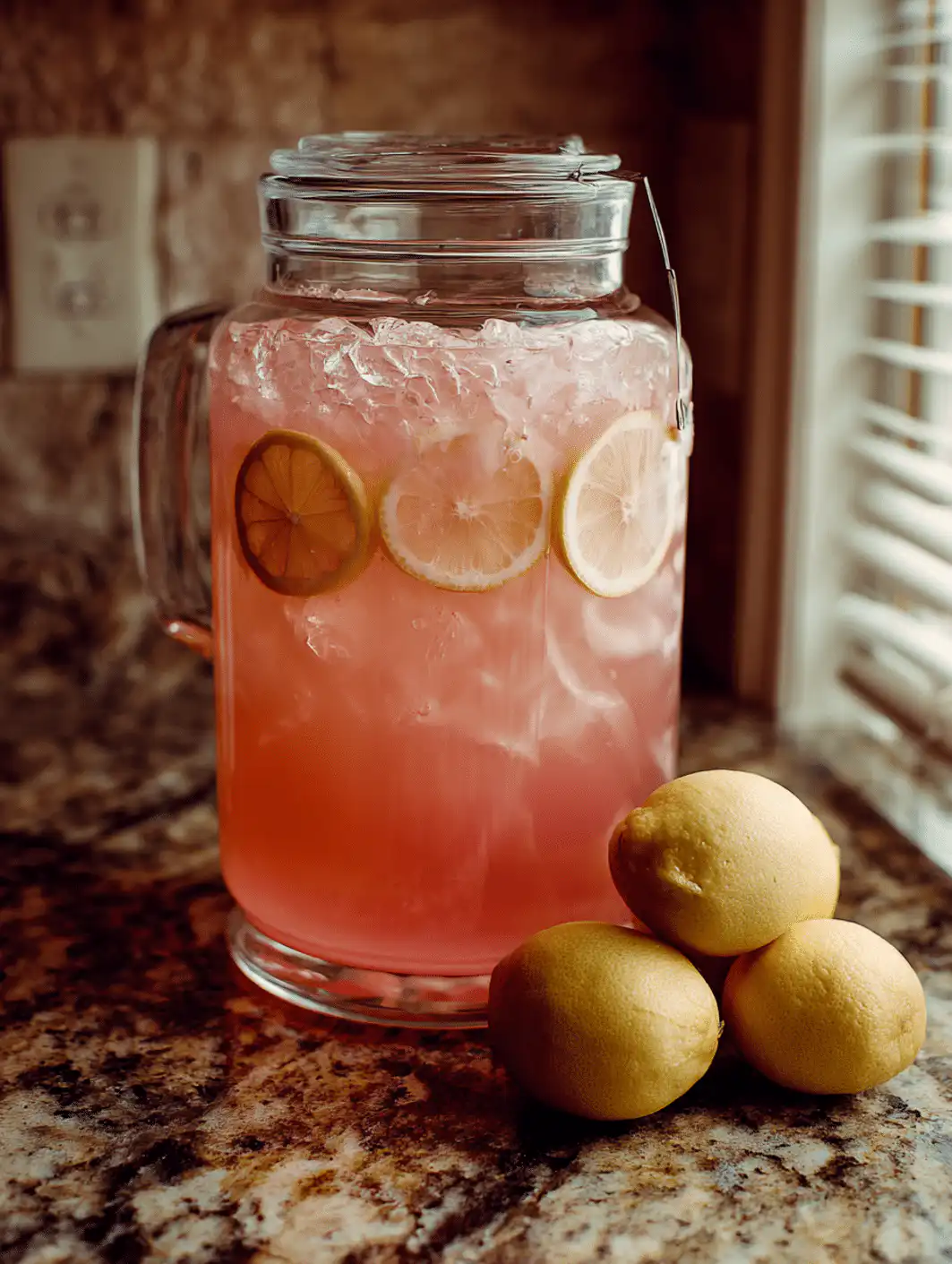 pink lemonade vodka punch