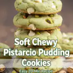 pistachio pudding cookies soft and chewy