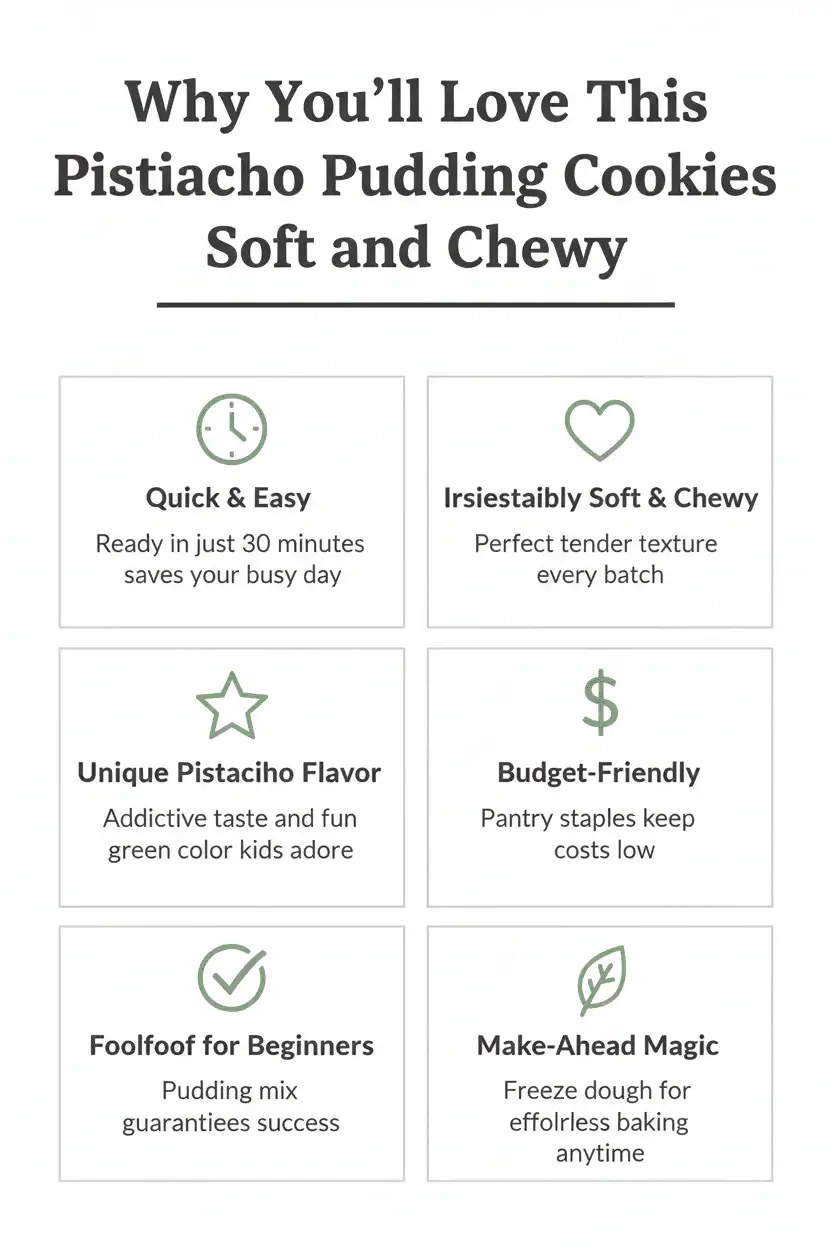 Why you'll love pistachio pudding cookies