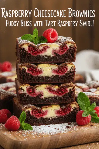 raspberry cheesecake brownies