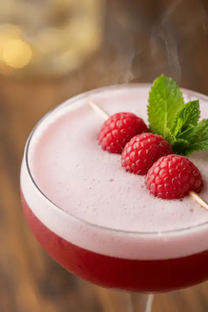 raspberry vodka sour