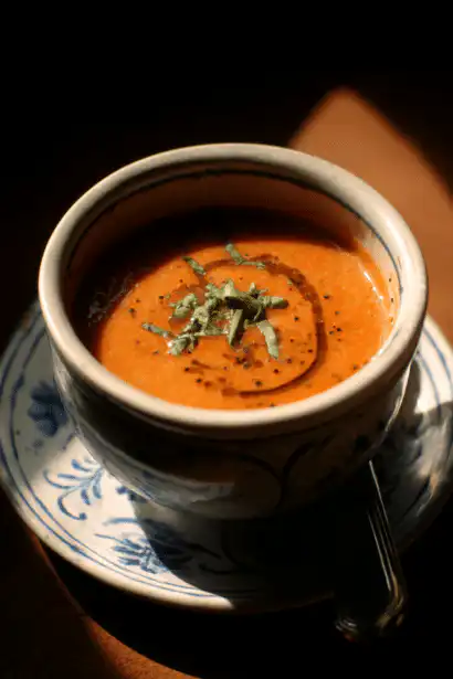 roasted tomato basil soup