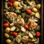 sheet pan chicken and vegetables