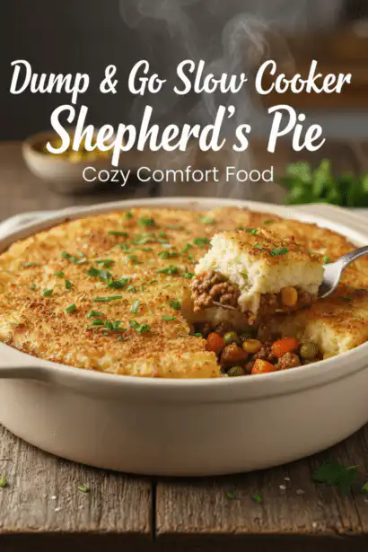 slow cooker Shepherd's Pie