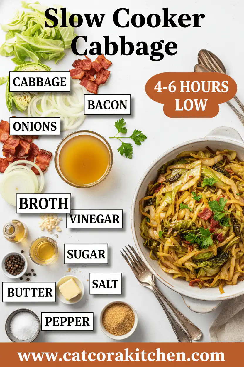 Slow cooker cabbage ingredients