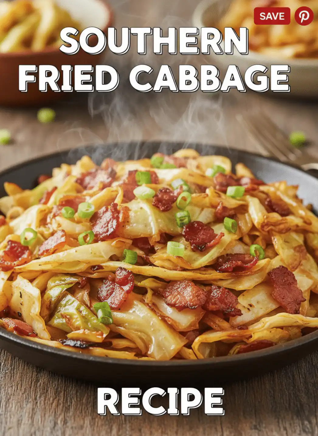 Southern Fried Cabbage with Bacon