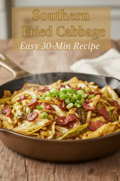 southern fried cabbage