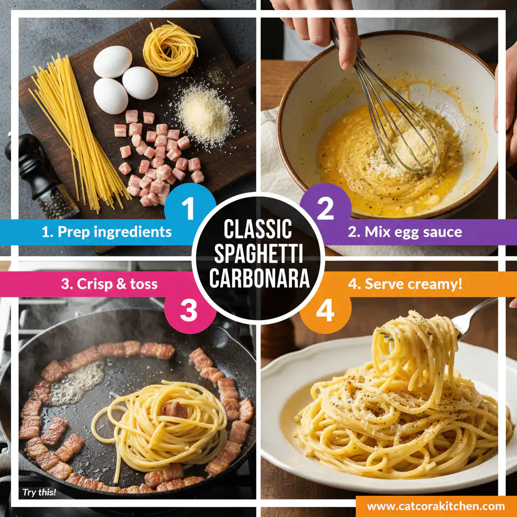 card recipe ingredients and instructions spaghetti carbonara