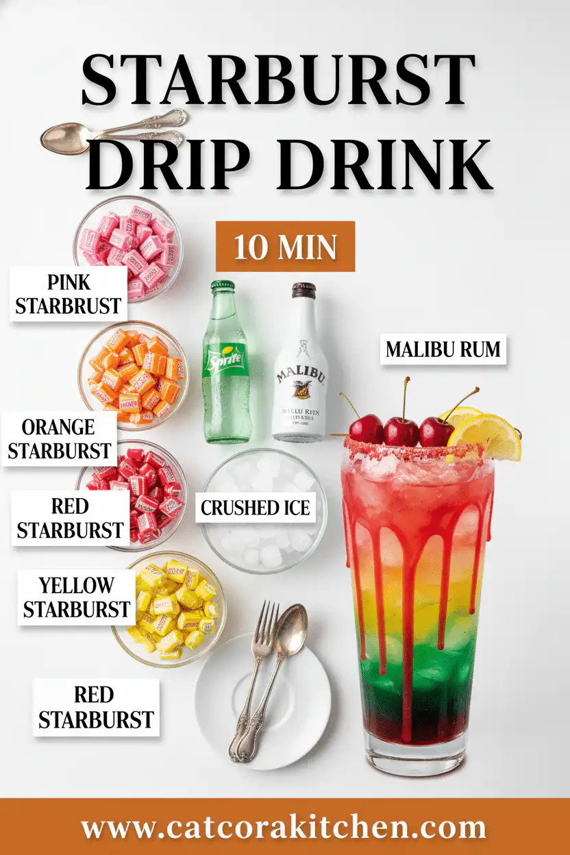 Starburst drip drink ingredients