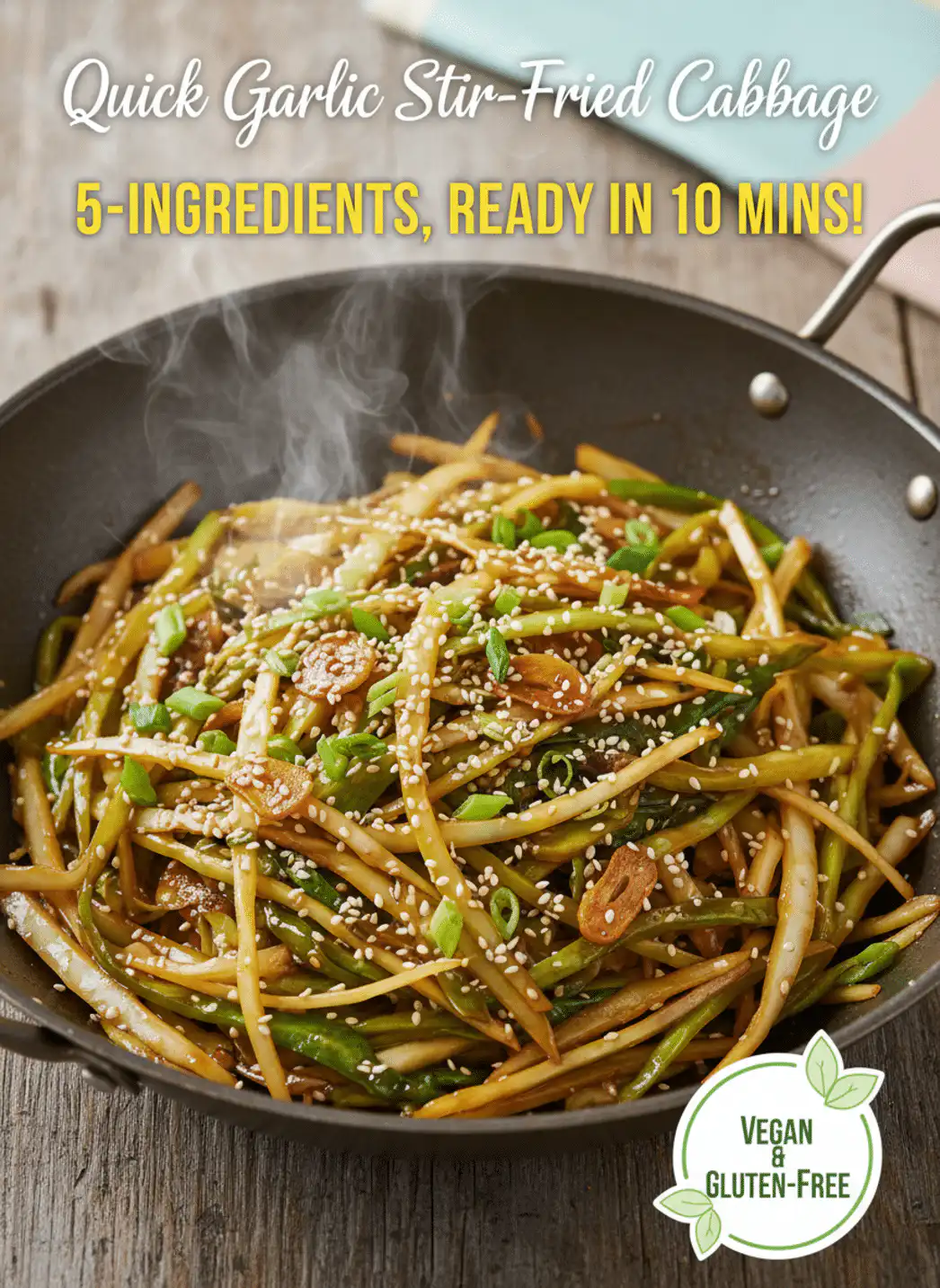 Stir-Fried Cabbage: Quick Asian-Style Sesame Recipe