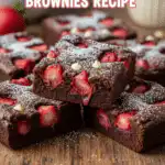 strawberry brownies