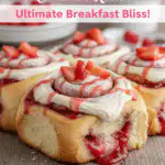 strawberry cheesecake cinnamon rolls