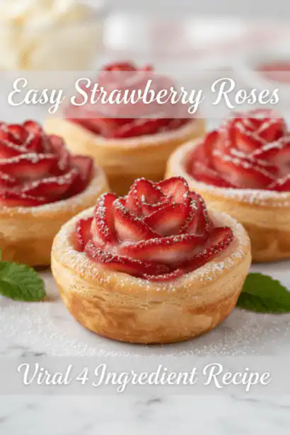 strawberry roses