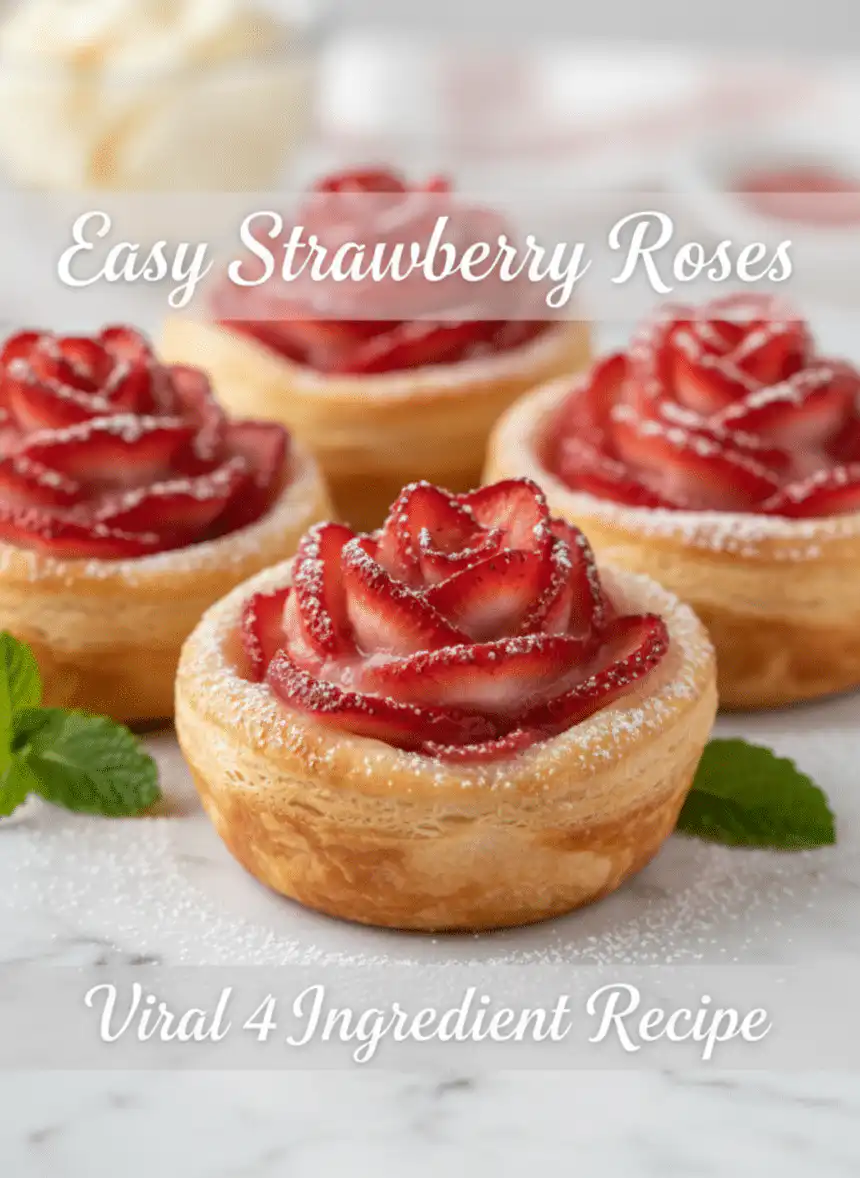strawberry roses