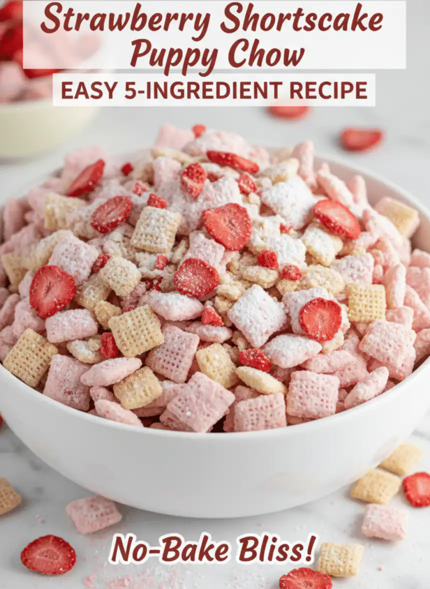 strawberry shortcake puppy chow