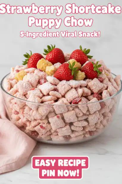 strawberry shortcake puppy chow